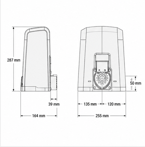 BFT Deimos Ultra A600 Sliding Gate Motor Kit — 600kg — image 4